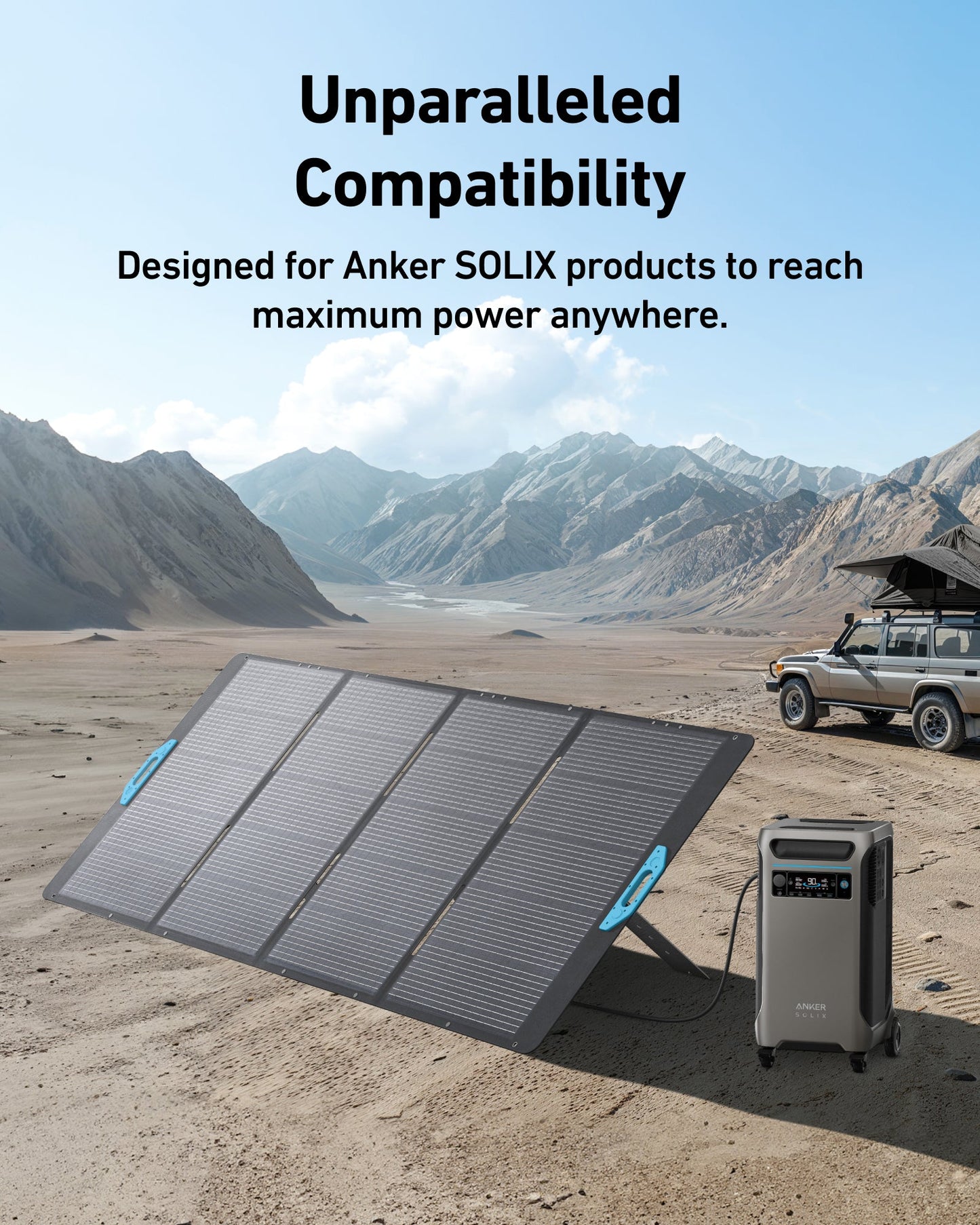 Anker SOLIX PS400 Portable Solar Panel (Add-On)