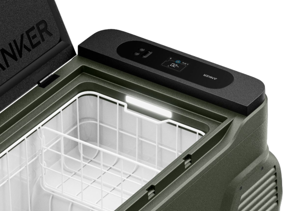 Anker EverFrost Portable Cooler 40 with New 299Wh Battery, Powered by AC/DC/Solar