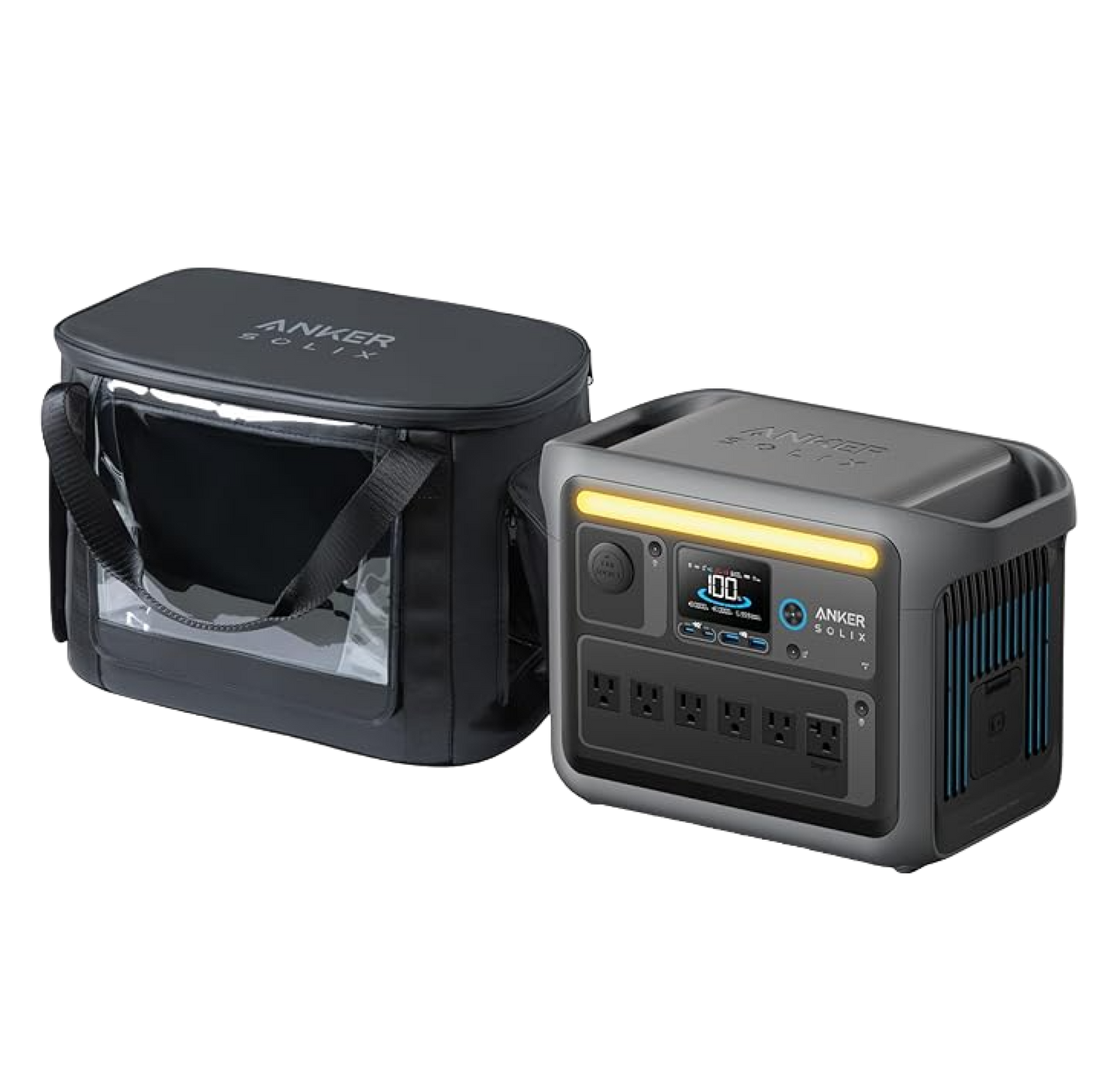 Anker SOLIX C1000 Portable Power Station + Water Resistant Bag