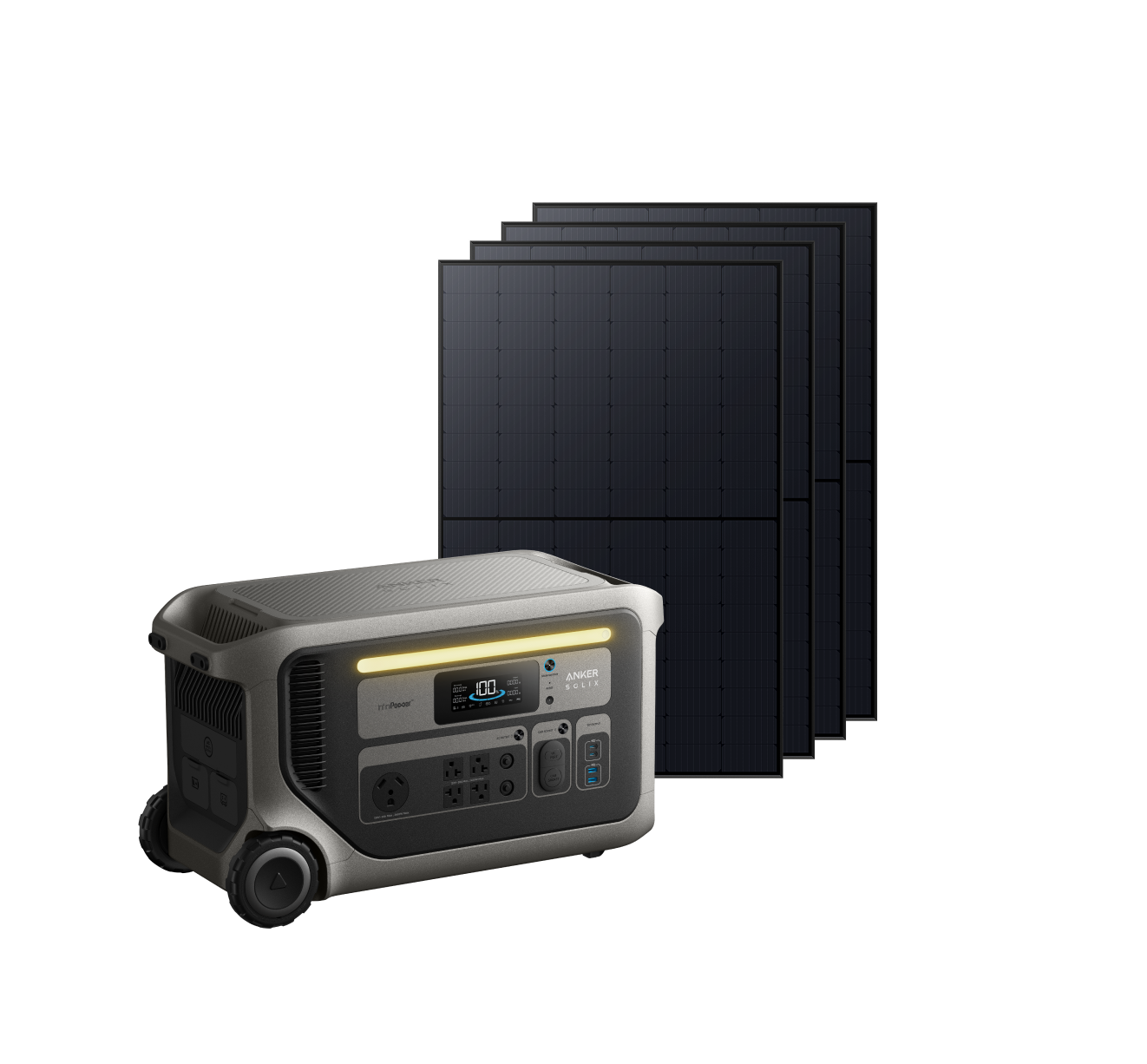 Anker SOLIX F3000 + 4× 410W Rigid Solar Panel