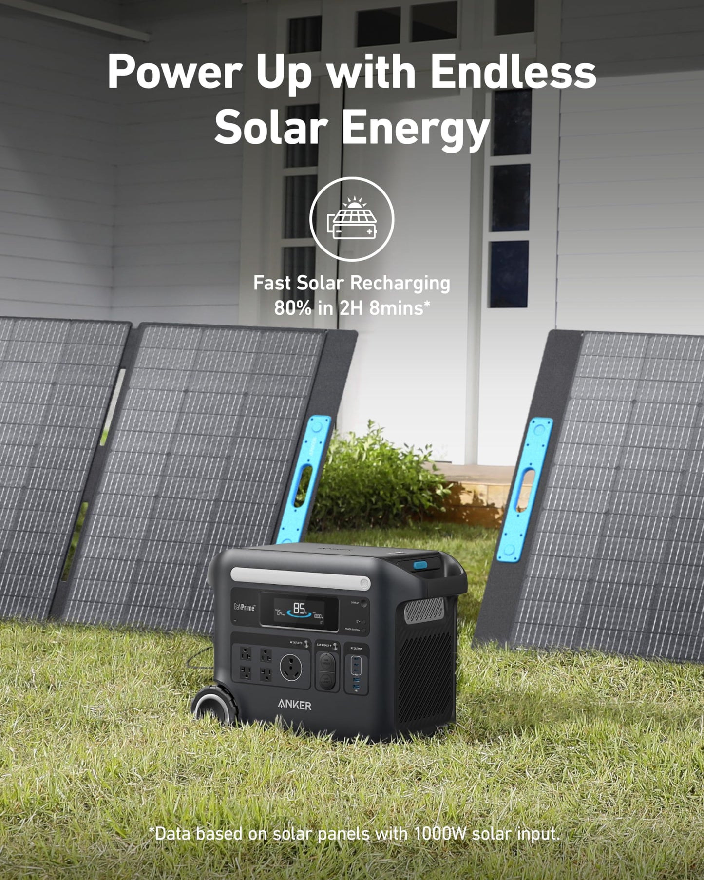 Anker SOLIX F2600 Solar Generator + 400W Solar Panel