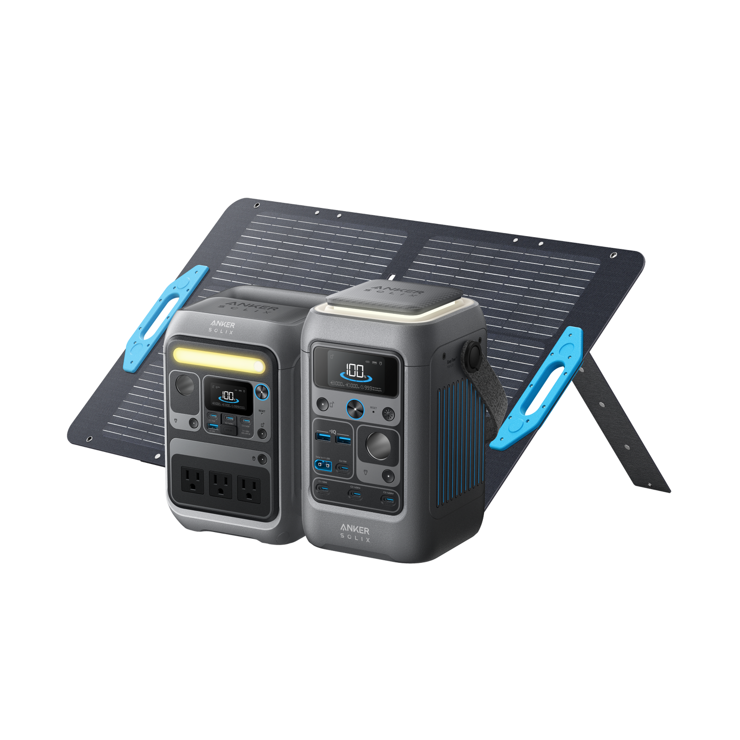 Anker SOLIX C300 Portable Power Station + C300 DC Portable Power Station