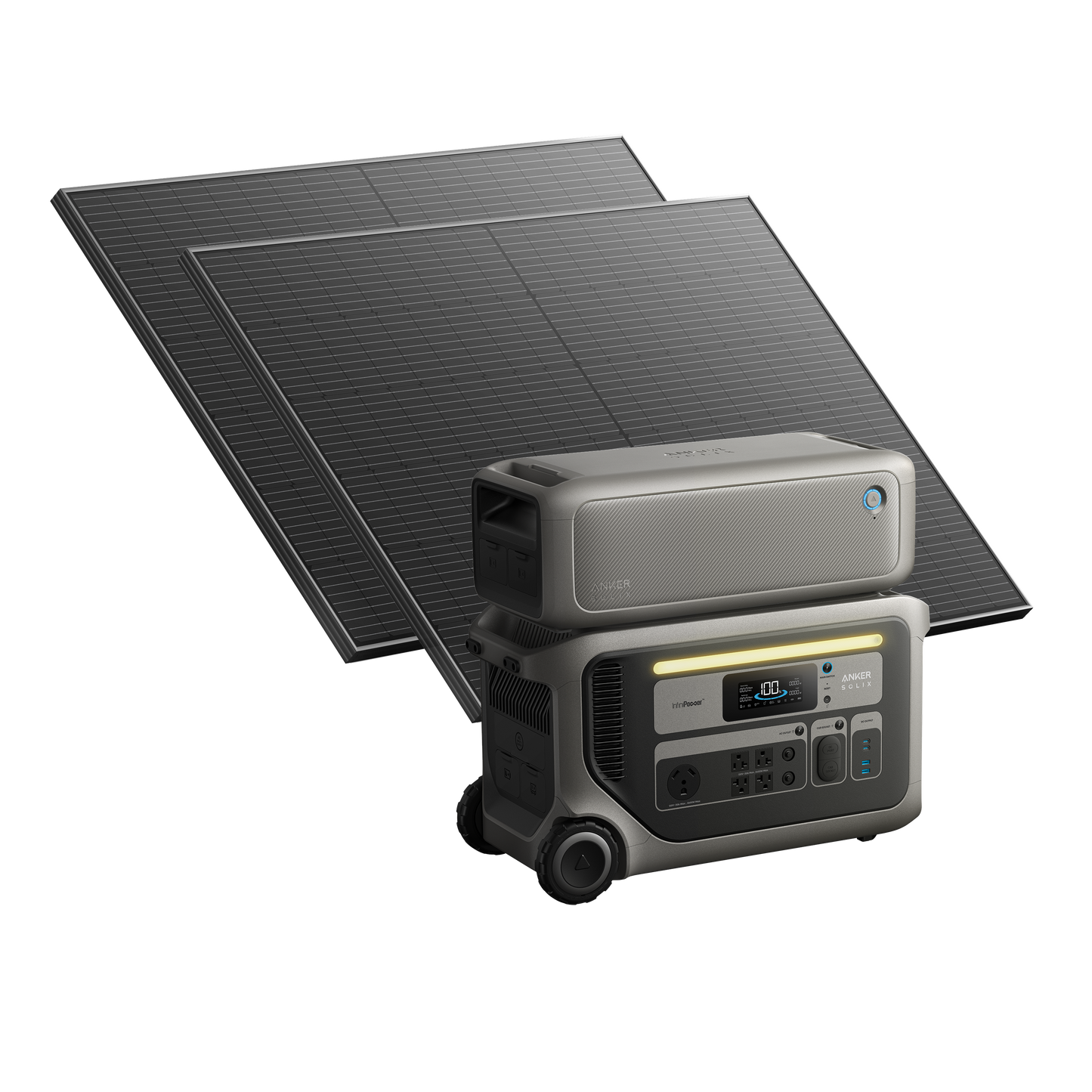 Anker SOLIX F3000 + Expansion Battery + 2× 410W Rigid Solar Panel