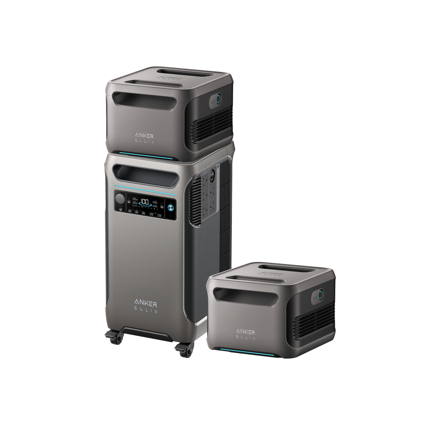 Anker SOLIX F3800 + 2× Expansion Battery - NEW