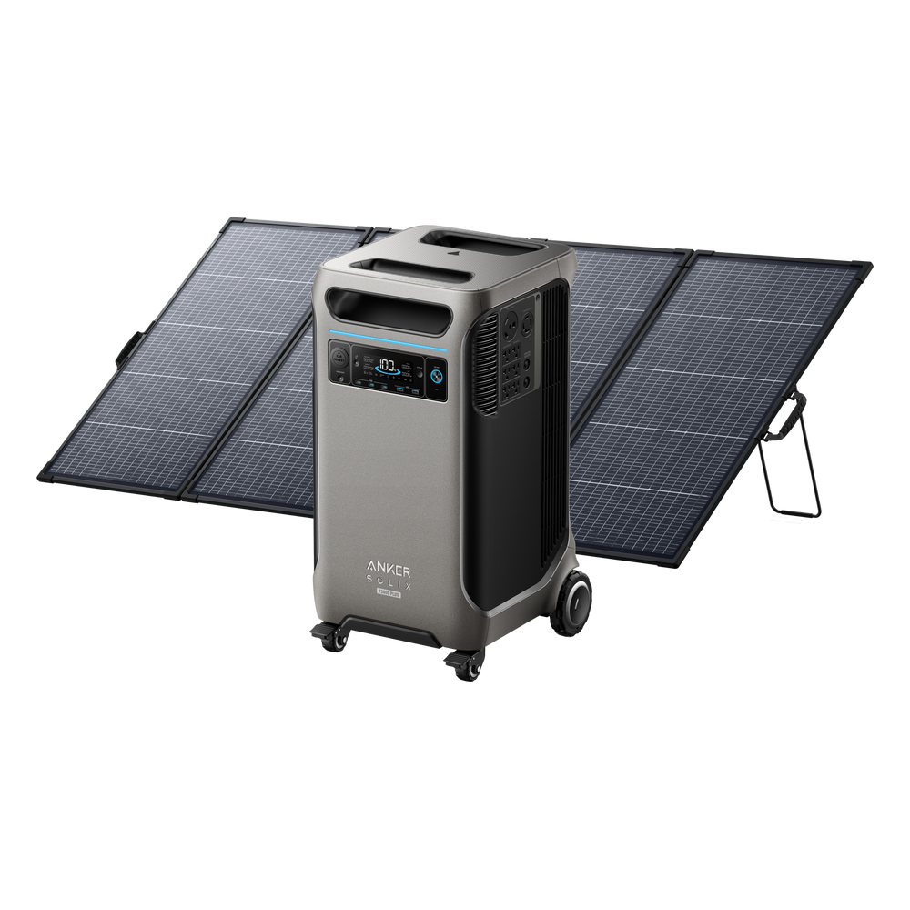 Anker SOLIX F3800 Plus with 400W Bifacial Solar Panel