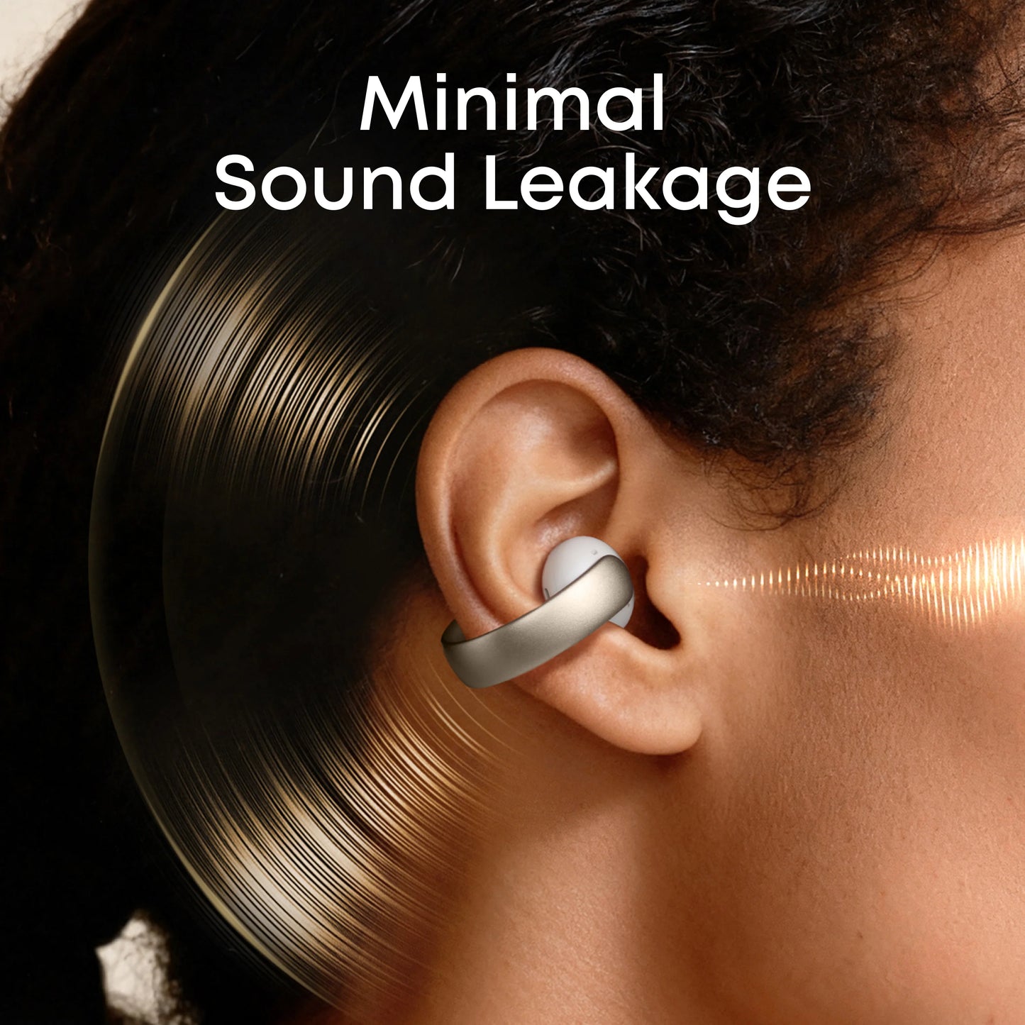 soundcore AeroClip | Open-Ear Clip-On Earbuds - Champagne Mist