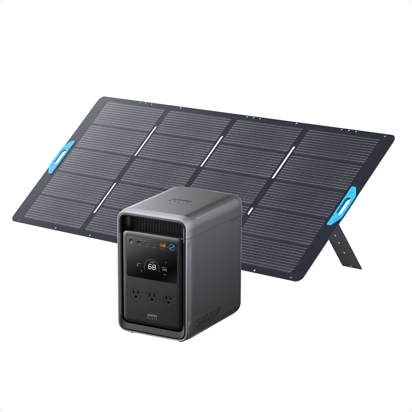 Anker SOLIX S2000 + PS400 Portable Solar Panel