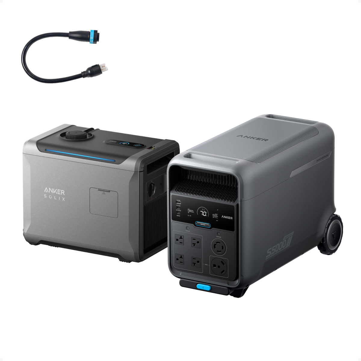 Anker SOLIX S5000 + Smart Generator + Generator Input Adapter