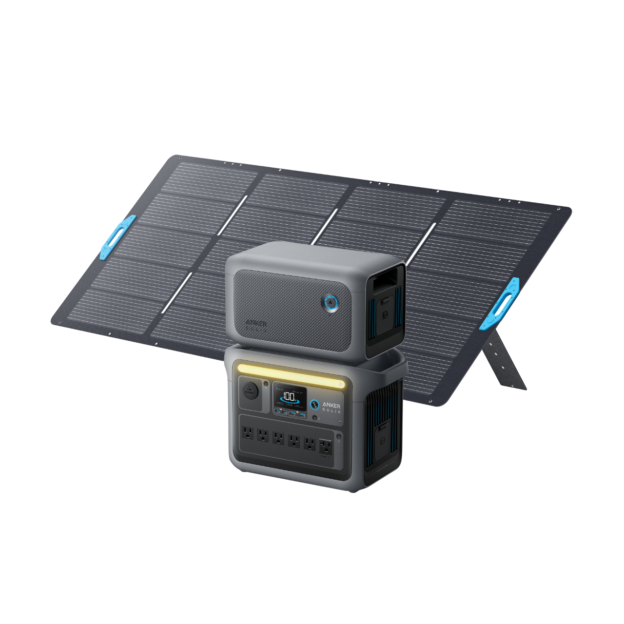 Anker SOLIX C1000 + Expansion Battery + 400W Solar Panel + Free Thermos Flask - Firework