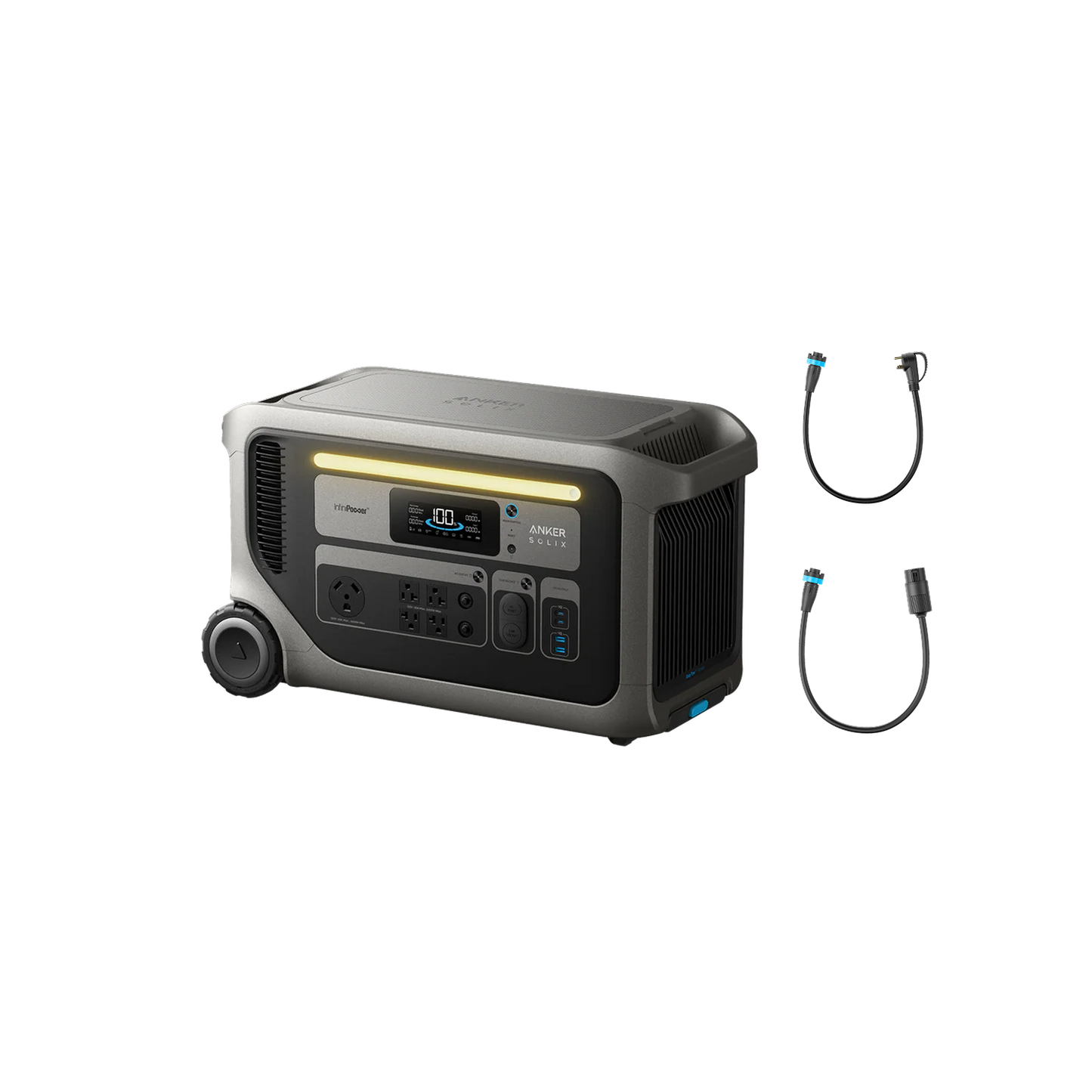 Anker SOLIX F3000 + 120V Generator Input Adaptor + EV Charger Adapter