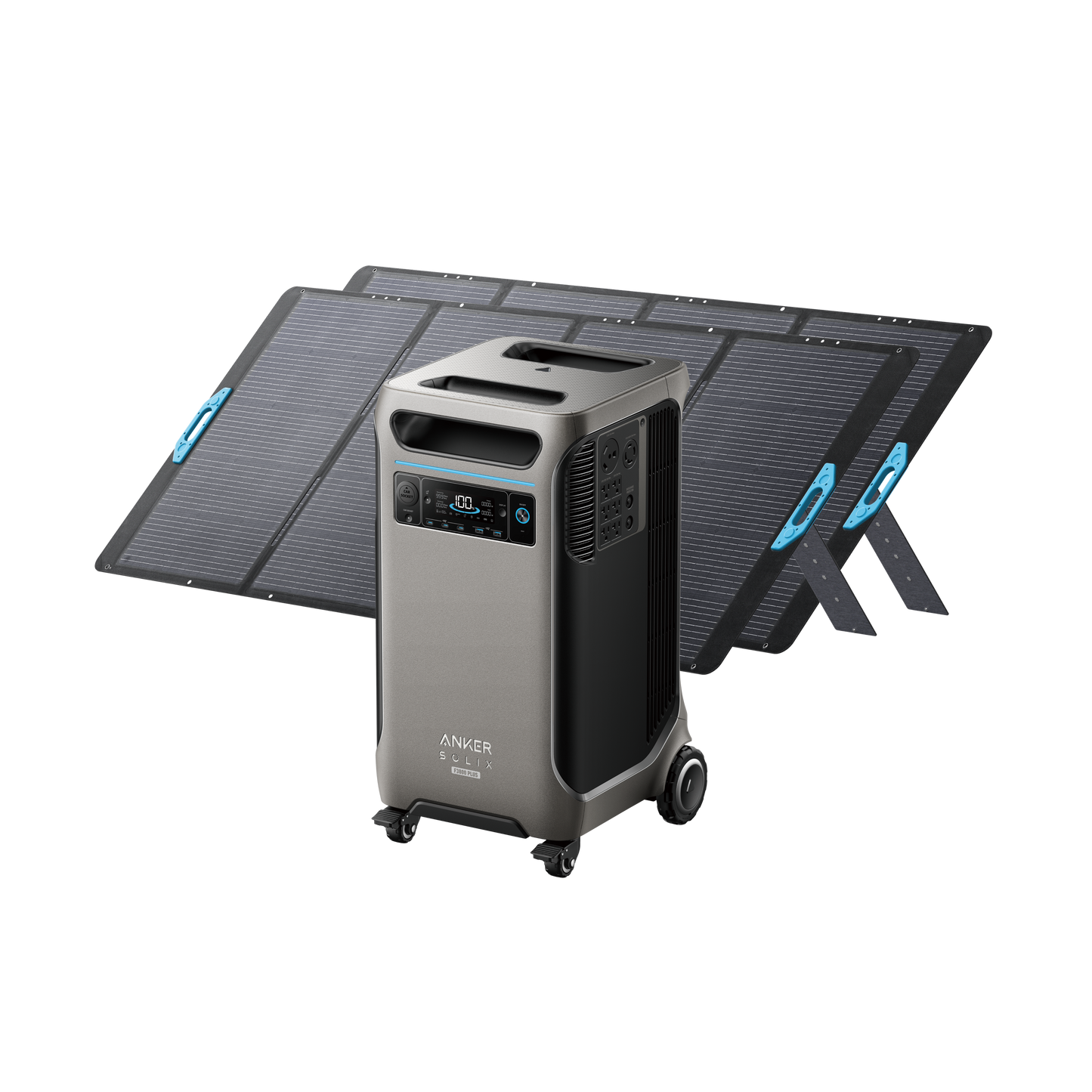 Anker SOLIX F3800 Plus + 2× 400W Portable Solar Panel