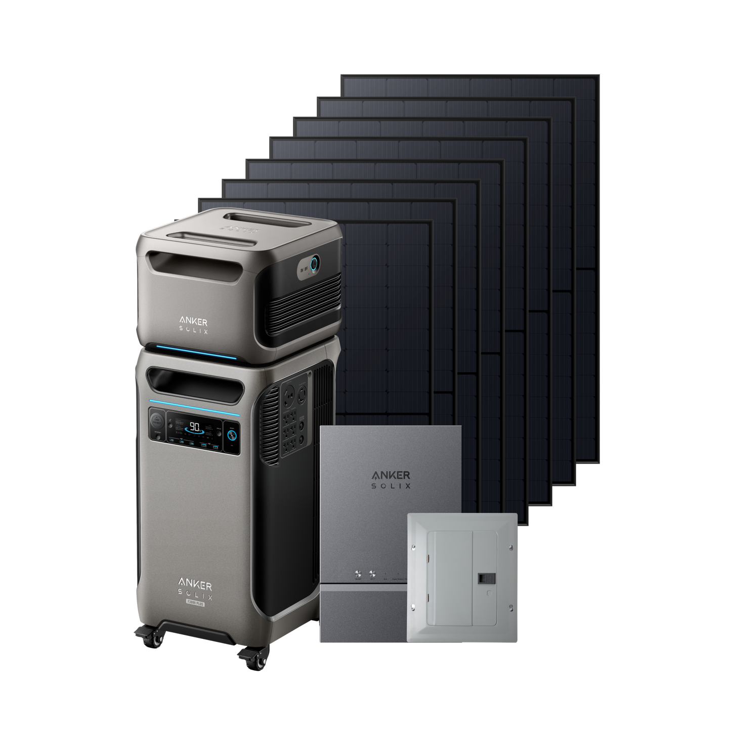 Anker SOLIX F3800 Plus + Expansion Battery + Smart Home Power Kit - Live