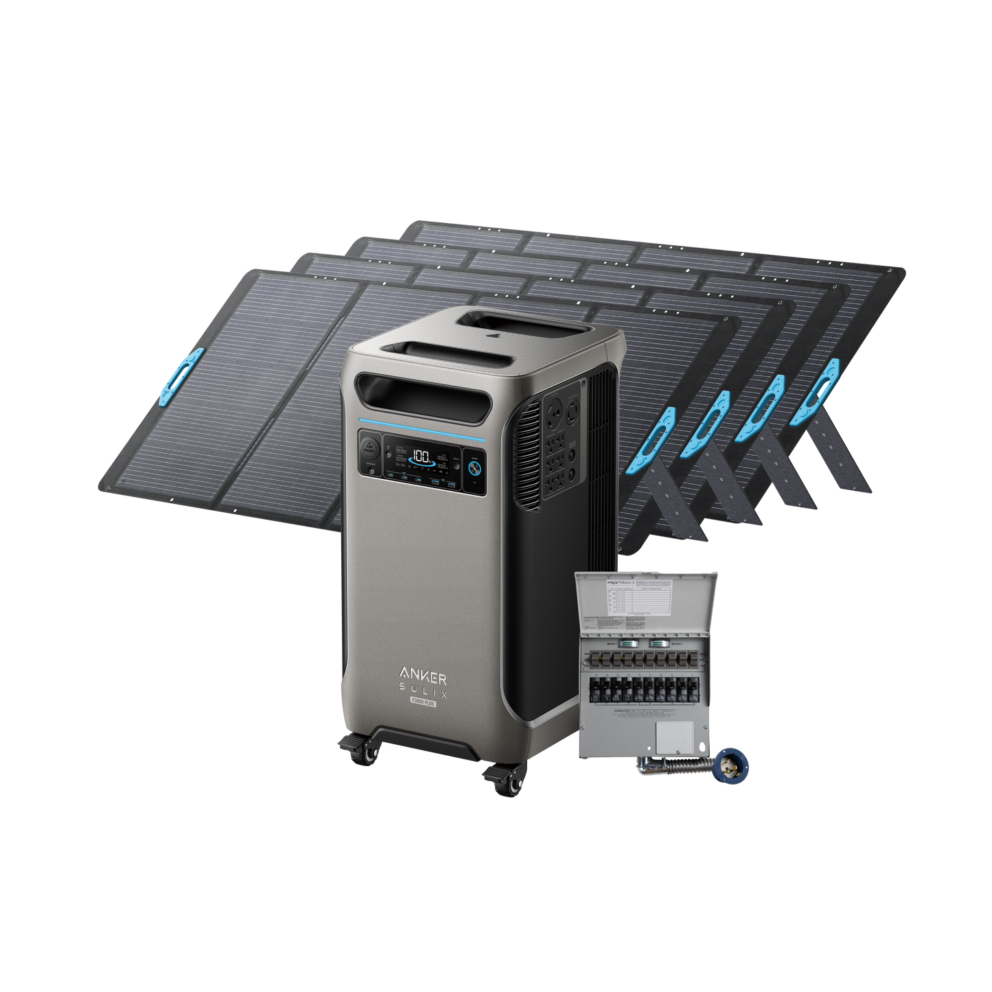 Anker SOLIX F3800 Plus + Home Backup Kit (oso)