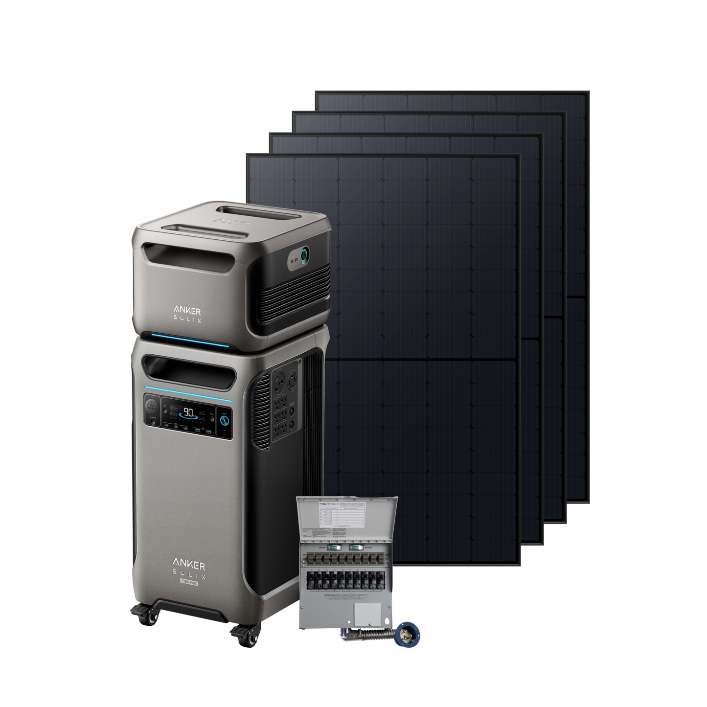 Anker SOLIX F3800 Plus + Expansion Battery + Home Backup Kit - NEW
