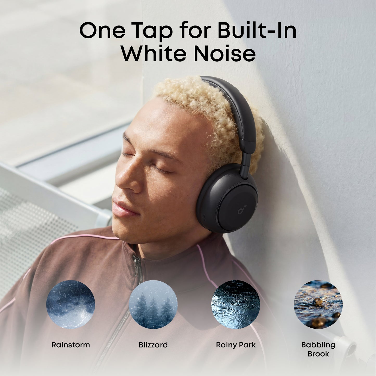 soundcore Space 2 | Comfortable Noise Cancelling Headphones with All-Day Wearing