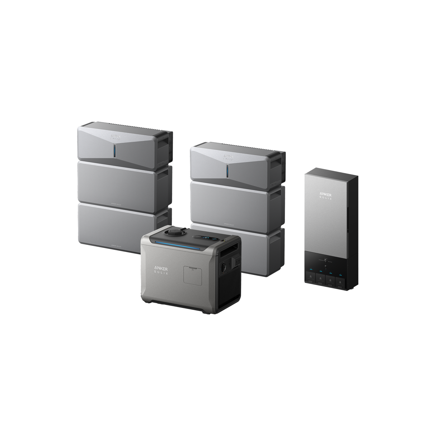 2× Anker SOLIX E10 (1× Power Module + 2× Battery) + Power Dock + Smart Generator