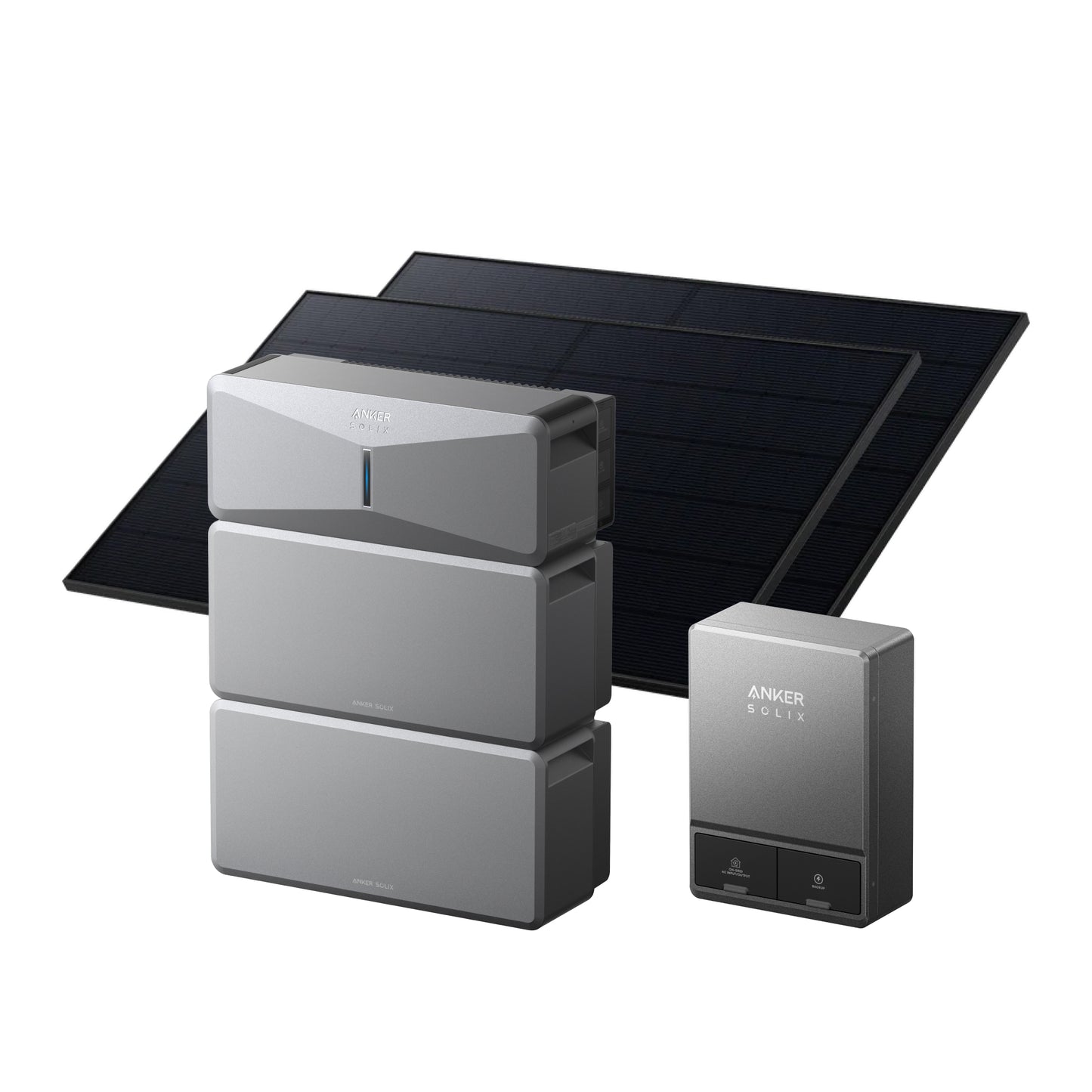 E10 (Power Module + 2x Battery) Solar Generator + Smart Inlet Box + 2x 405W Rigid Solar Panels