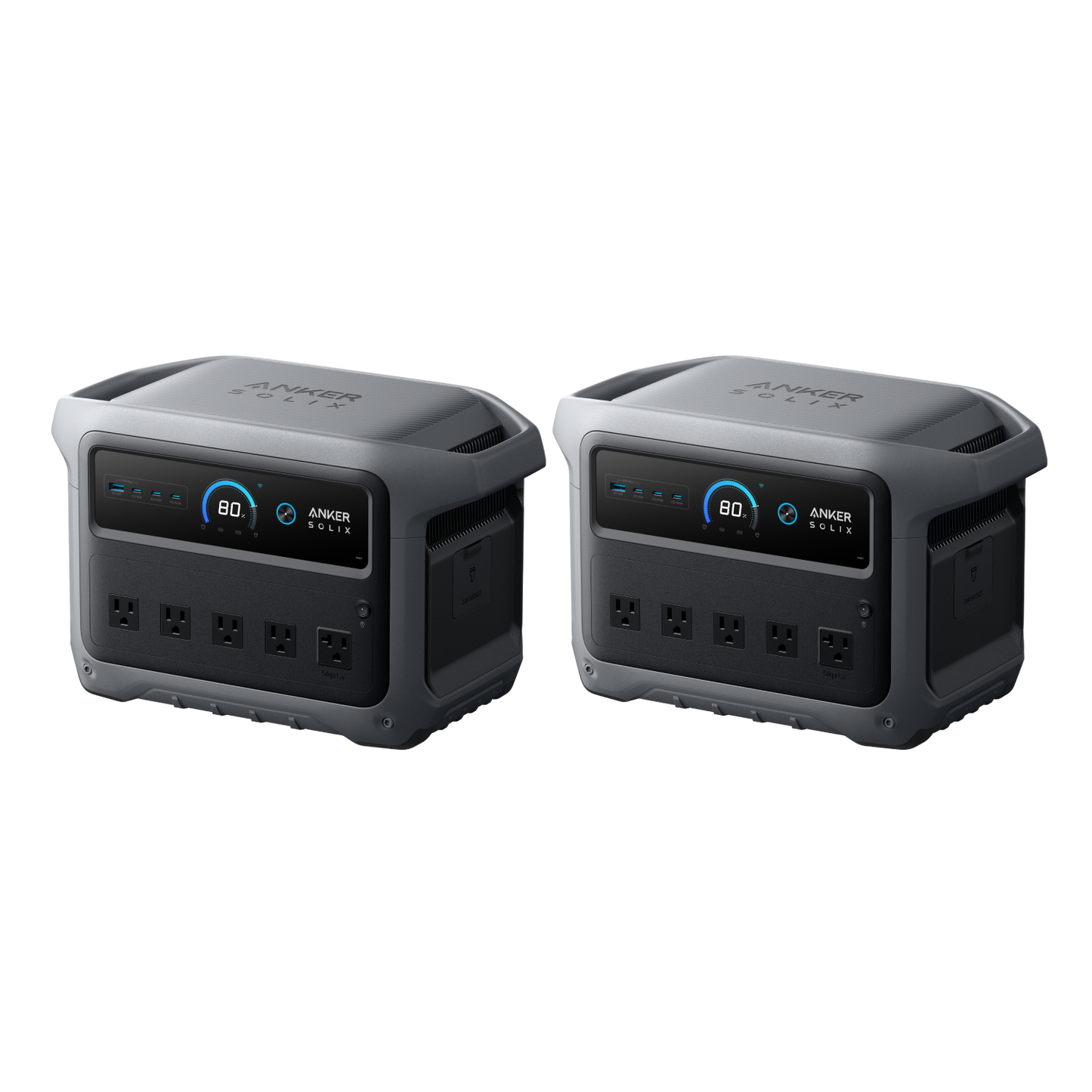 2× Anker SOLIX C1000 Gen 2 Portable Power Station
