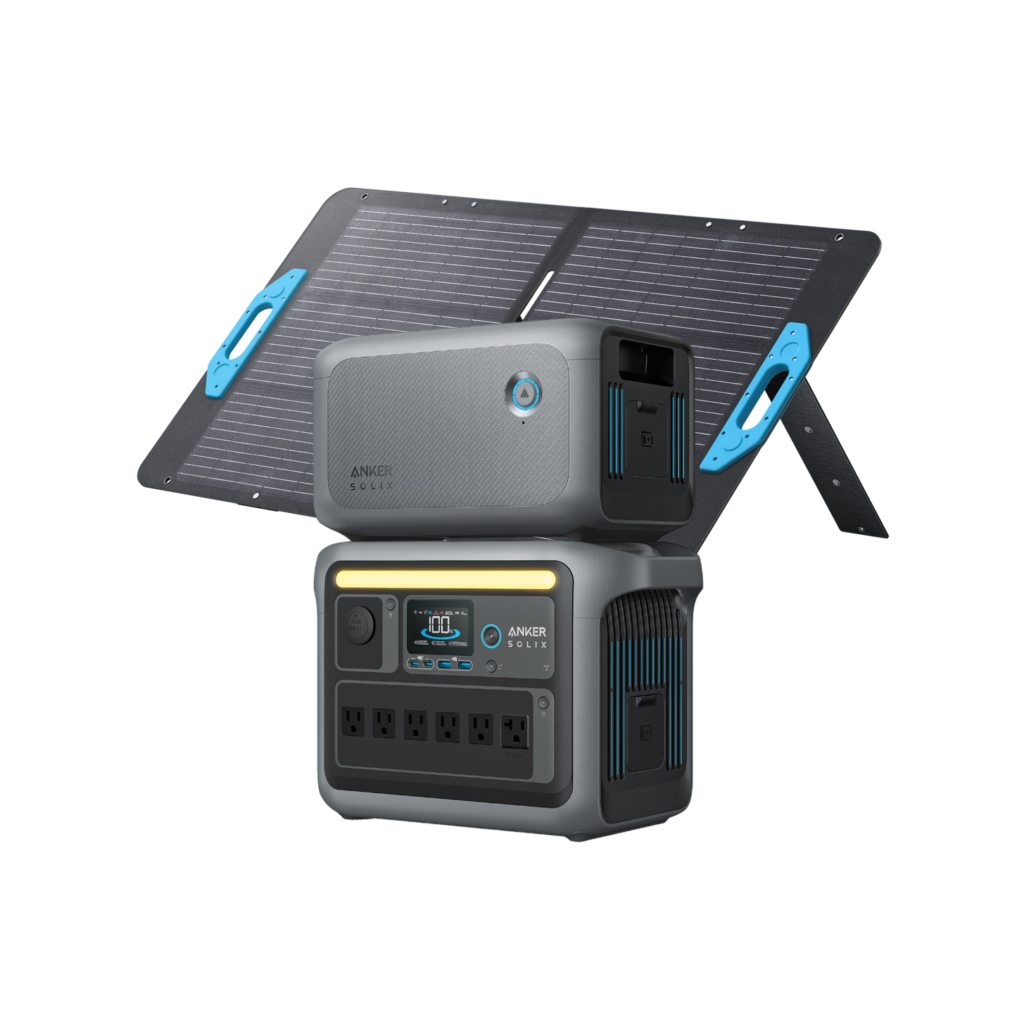 Anker SOLIX C1000 + Expansion Battery + 100W Solar Panel