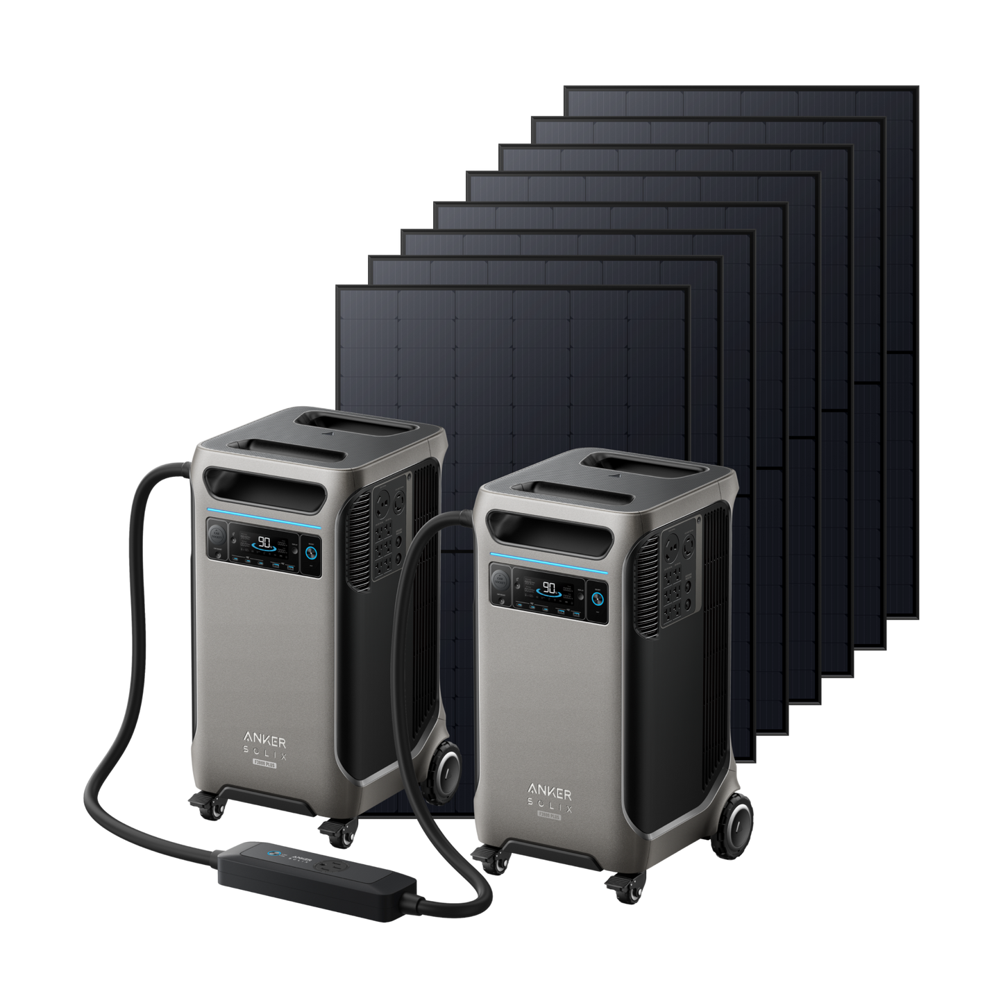 2× Anker SOLIX F3800 Plus + Double Power Hub