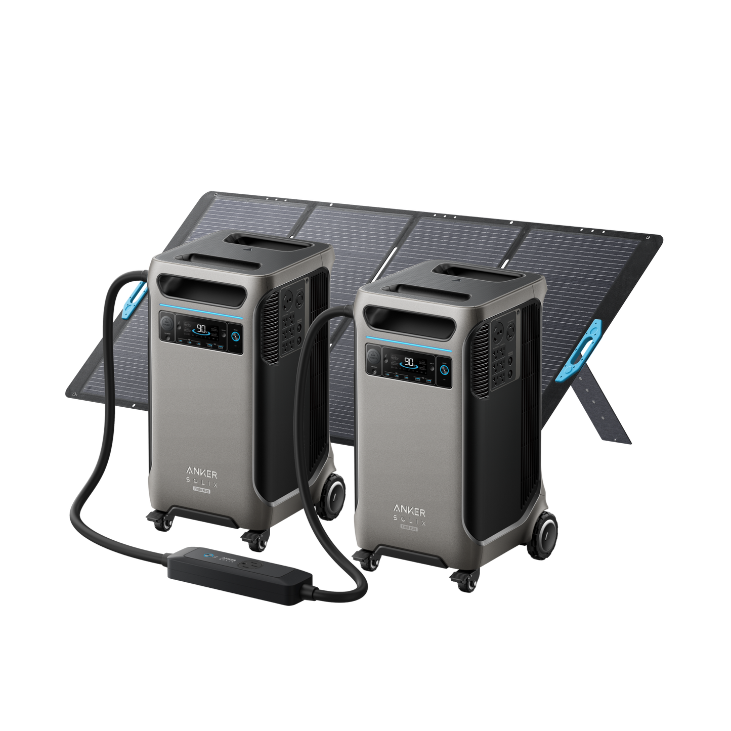 2× Anker SOLIX F3800 Plus + Double Power Hub