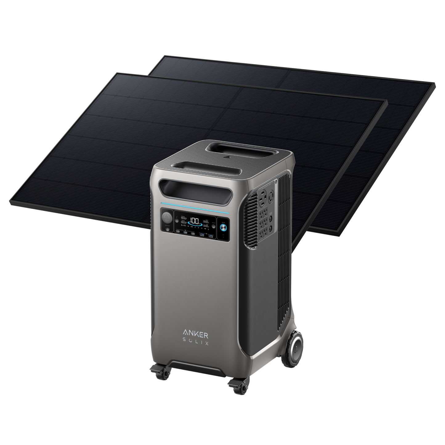 Anker SOLIX F3800 Solar Generator + 2× 410W Rigid Solar Panels
