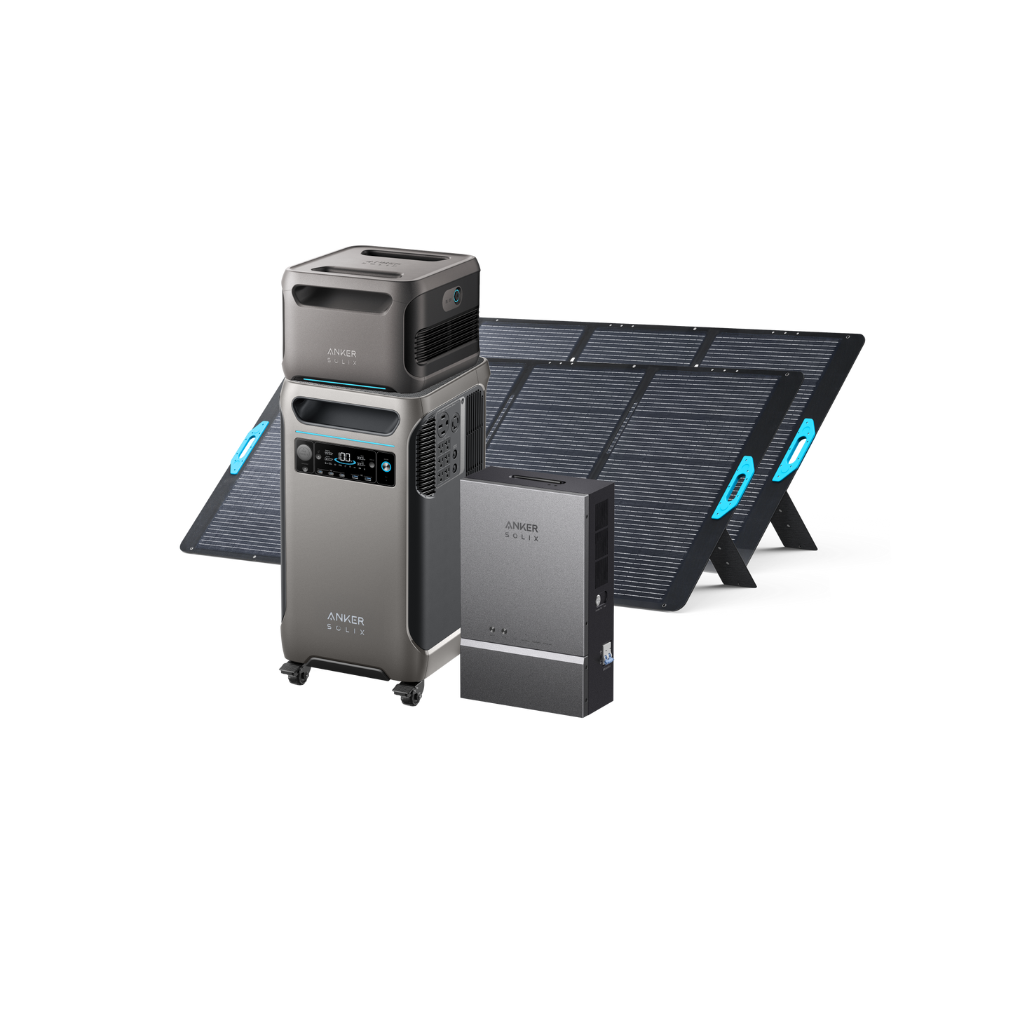 Anker SOLIX F3800 + Expansion Battery + Smart Home Power Kit + 2x 400W Solar Panel