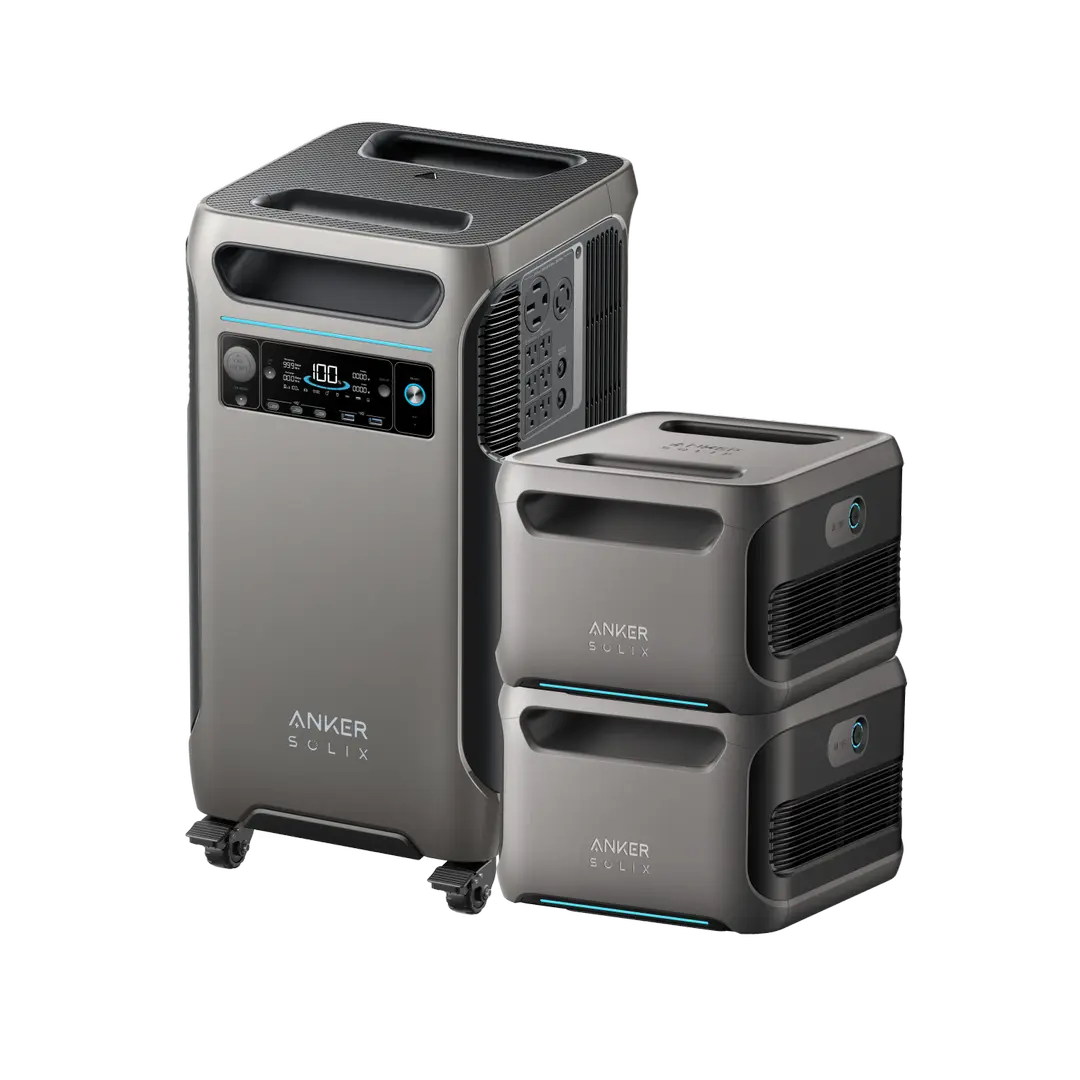 Anker SOLIX F3800 Plus + 2× Expansion Battery