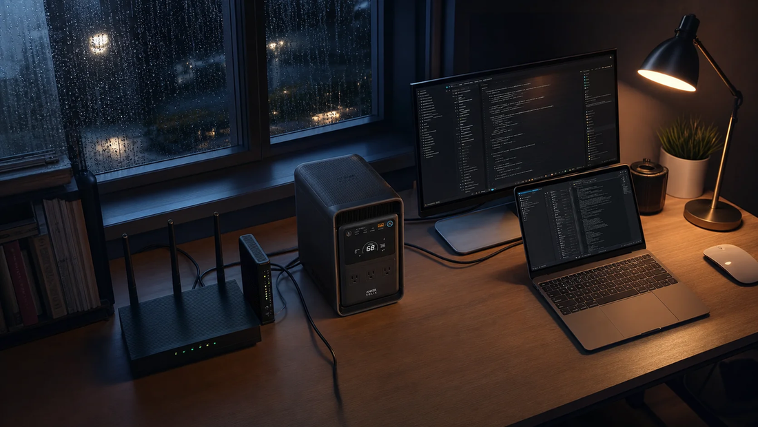 WFH Power Outage Backup: Keep Your Router, Laptop, and Monitors Running for 8+ Hours