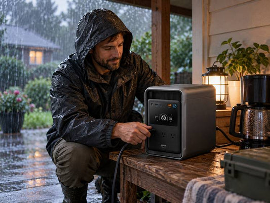 Can you run a generator in the rain