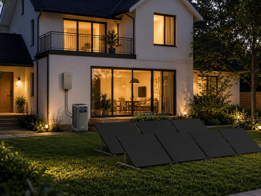 How many solar panels are needed to power a house