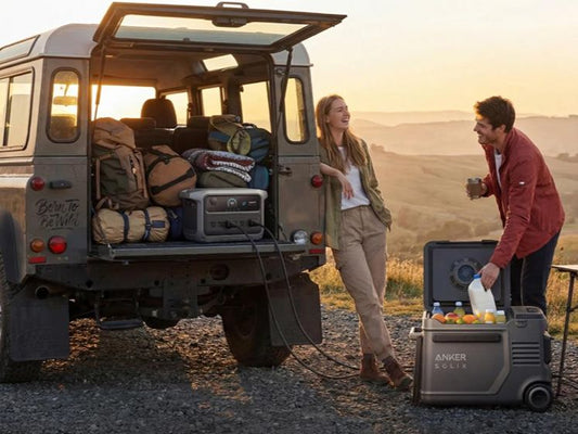 Portable power station for RV