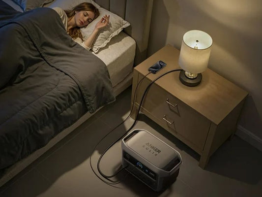 Portable power station for lighting