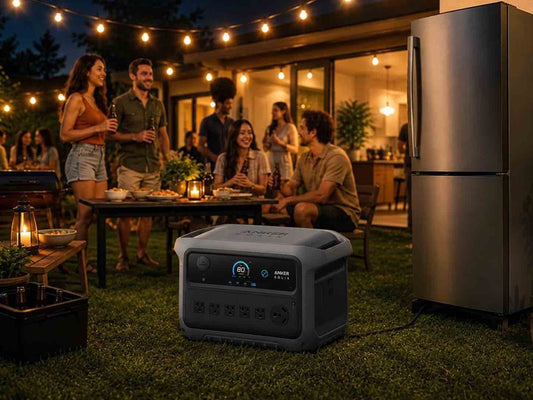Powering a Refrigerator with a Portable Charging Station