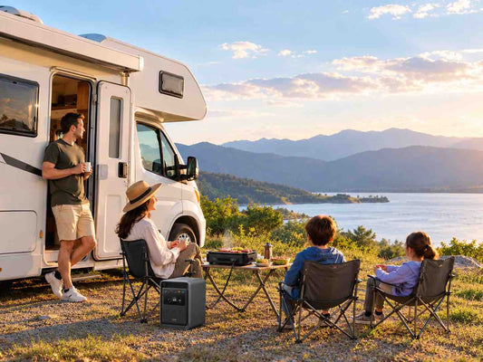 Powering the grill with a portable power station