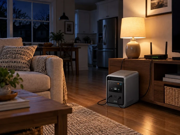 Portable power station for power outages