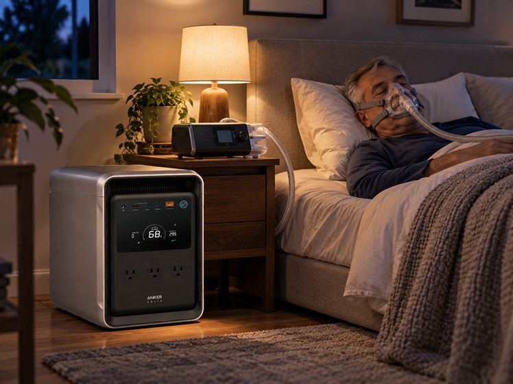 Portable power station for medical devices