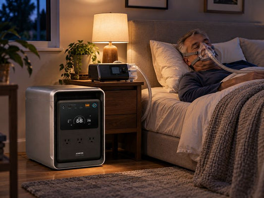 Portable power station for medical devices