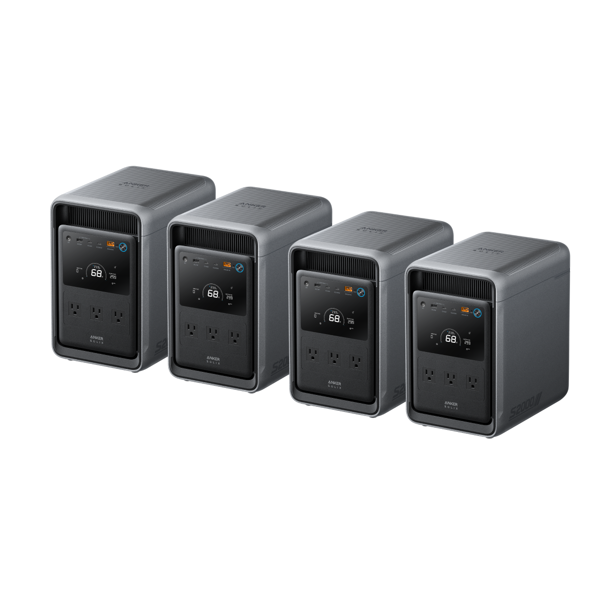 4× S2000 Portable Power Station
