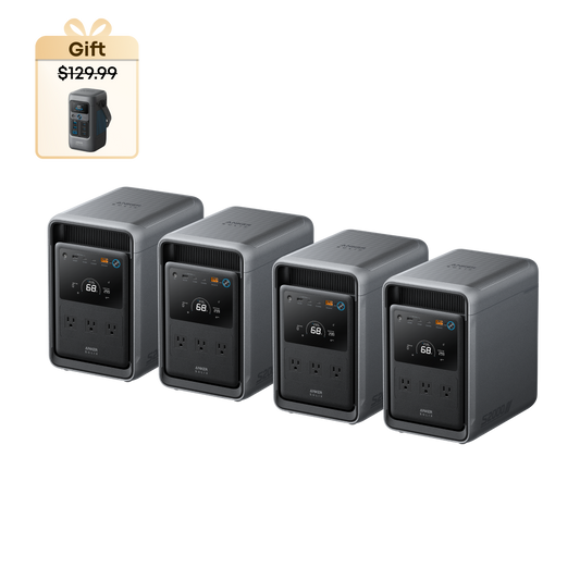4× S2000 Portable Power Station