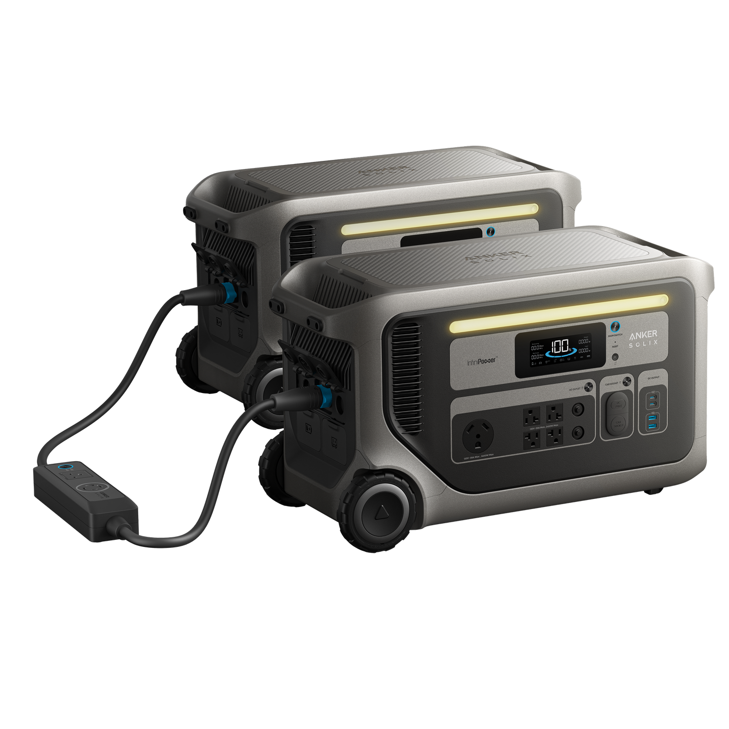 2× Anker SOLIX F3000 Portable Power Station