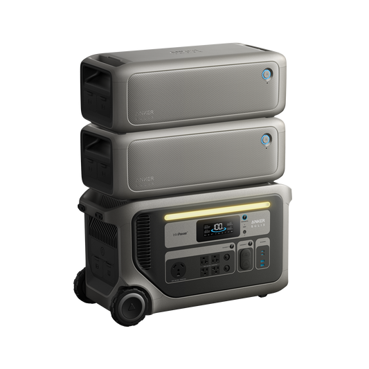 Anker SOLIX F3000 + 2× Expansion Battery