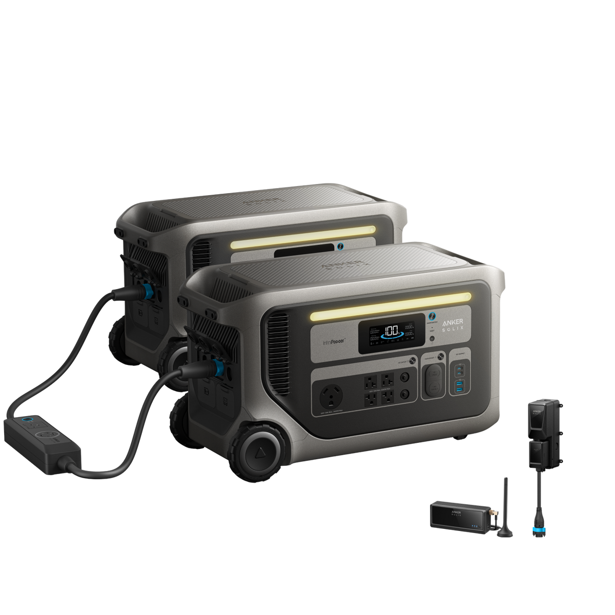 2× Anker SOLIX F3000 + Power Saver Kit
