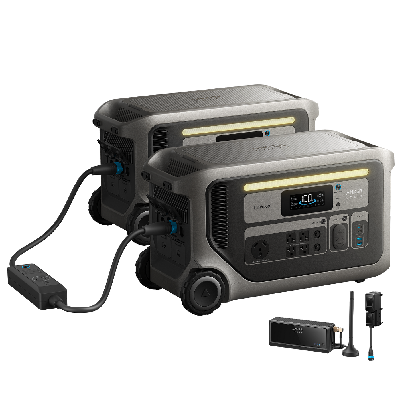 2× Anker SOLIX F3000 + Power Saver Kit
