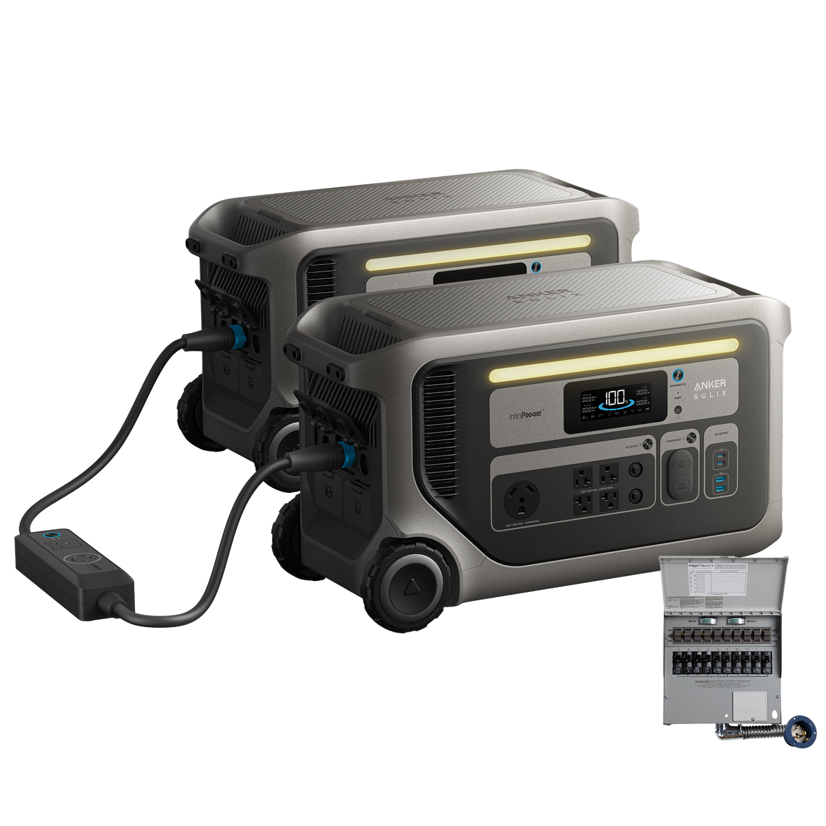 2× Anker SOLIX F3000 + Home Backup Kit