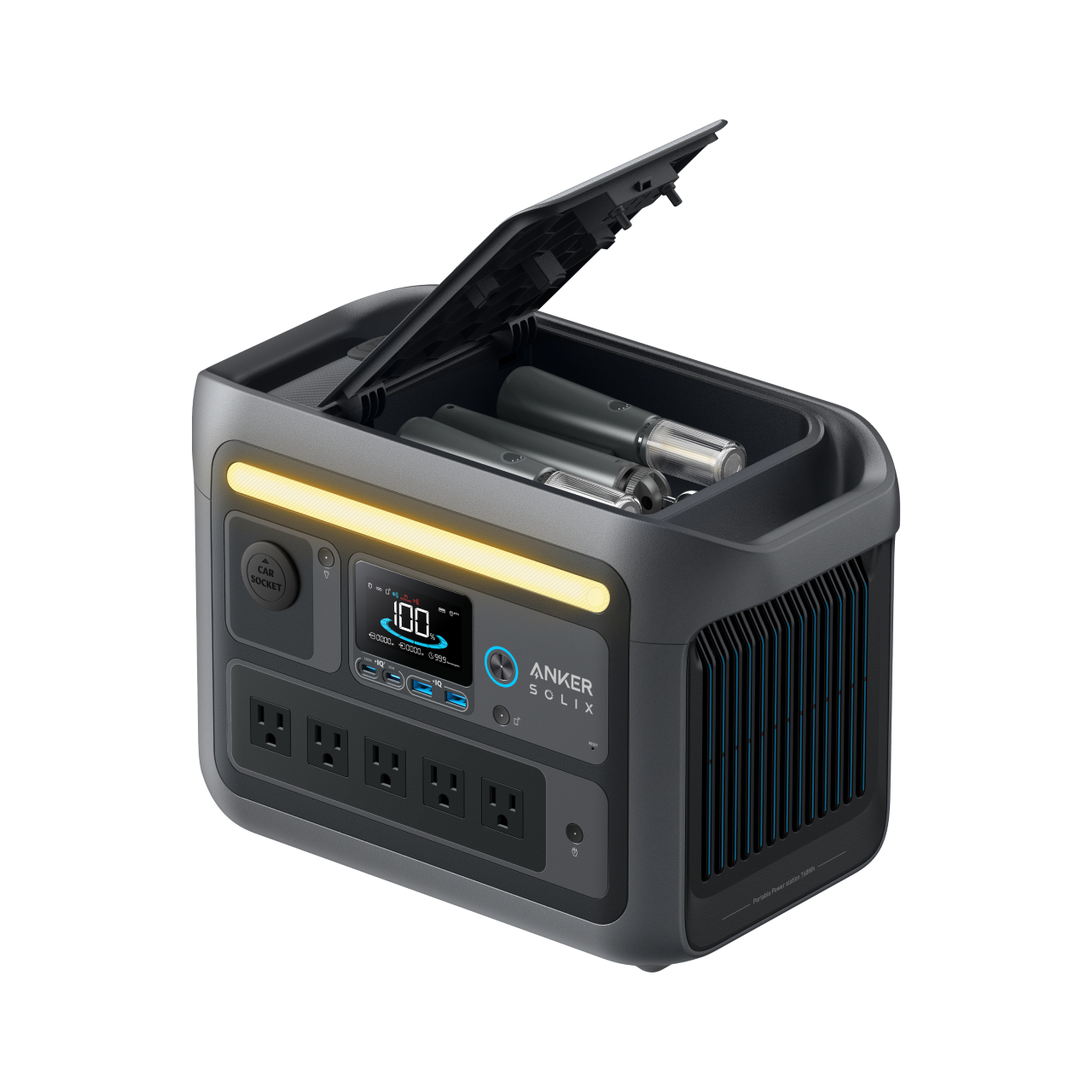 Anker SOLIX C800 Plus Solar Generator + 200W Solar Panel