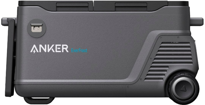 Anker EverFrost Dual-Zone Portable Cooler 50 with New 299Wh Battery, Powered by AC/DC/Solar