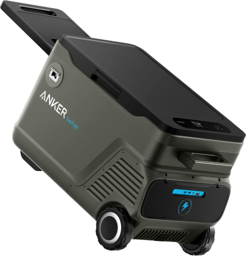 Anker EverFrost Portable Cooler 40 with New 299Wh Battery, Powered by AC/DC/Solar