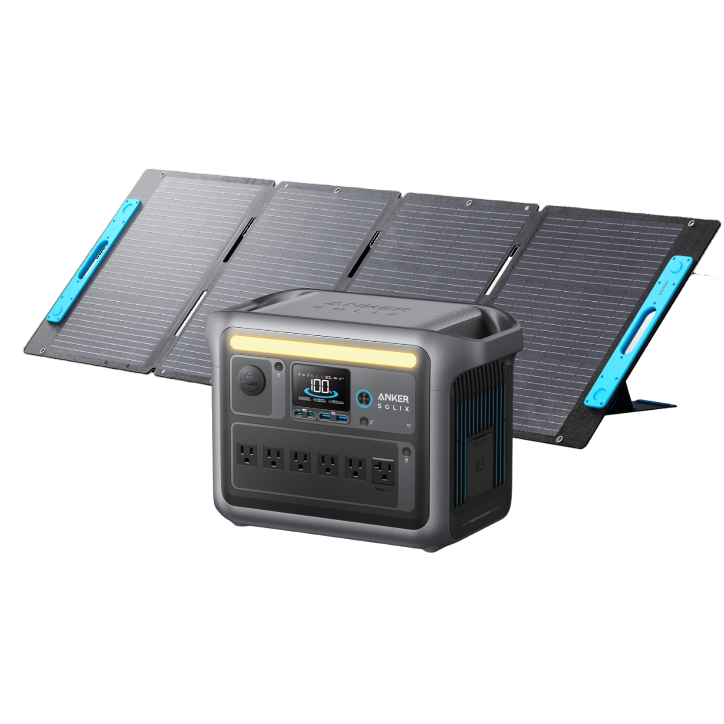 Anker SOLIX C1000 Solar Generator + 200W Solar Panel + Free Canvas Bag - Firework