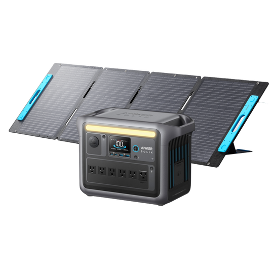Anker SOLIX C1000 Solar Generator + 200W Solar Panel（oso）